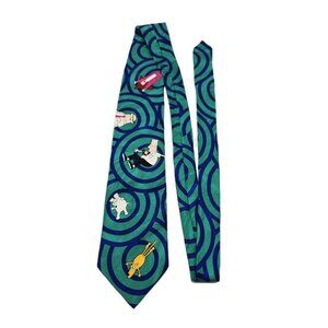 Dilbert Softwear OUT OF CONTROL All Over Print Novelty Vintage Mens Tie NeckTie